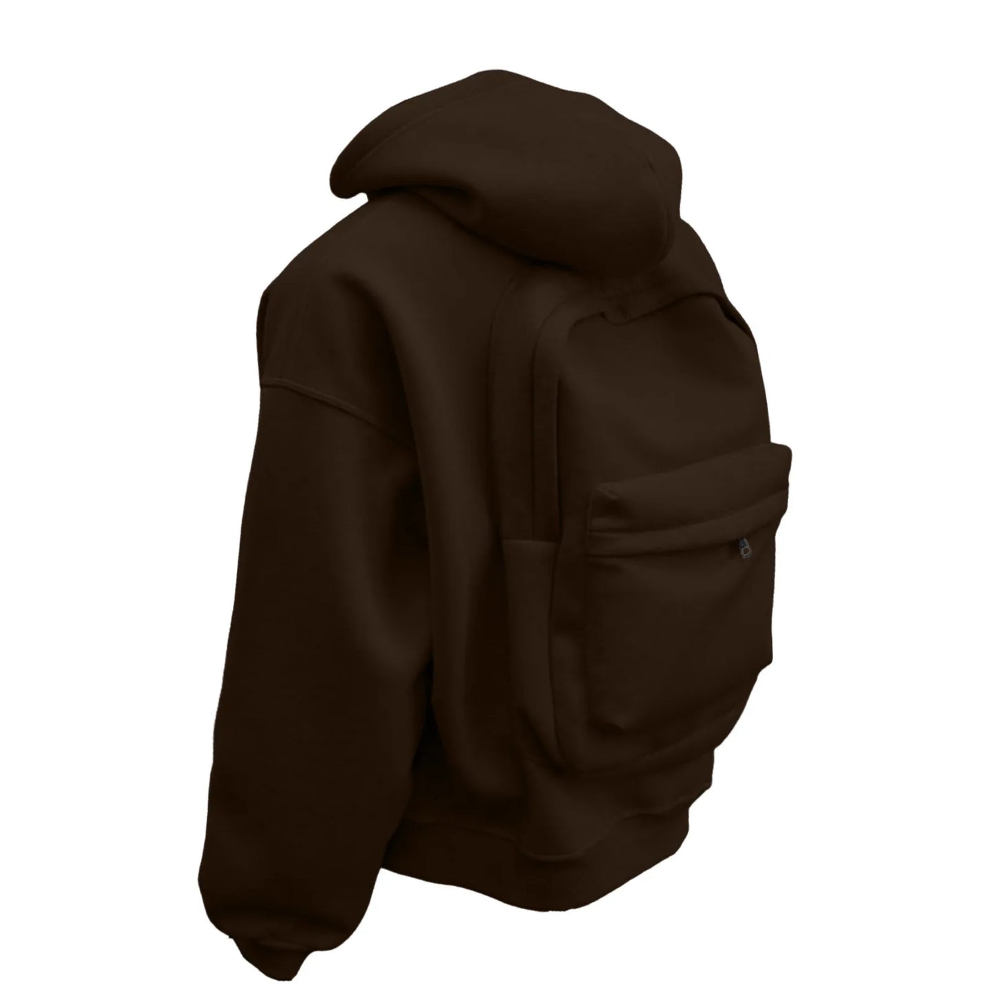 New Men’s Outdoor Sports Hoodie Jacket With Hidden Bag